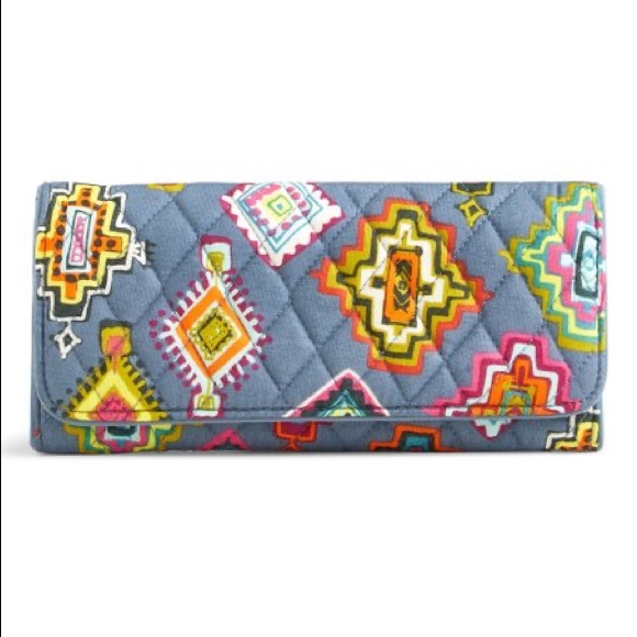 Vera Bradley Handbags - Vera Bradley Painted Medallions RFID Trifold Wallet